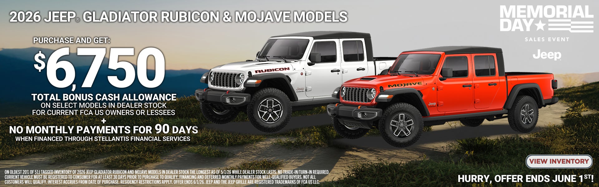 Memorial Day Sales Event