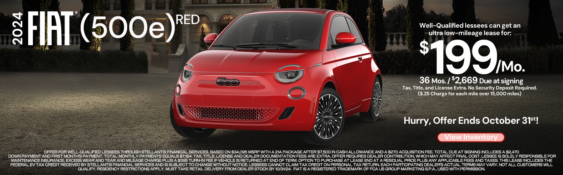 2024 fiat 500e